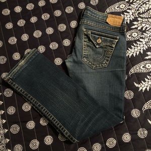 True religion straight leg jeans size 28